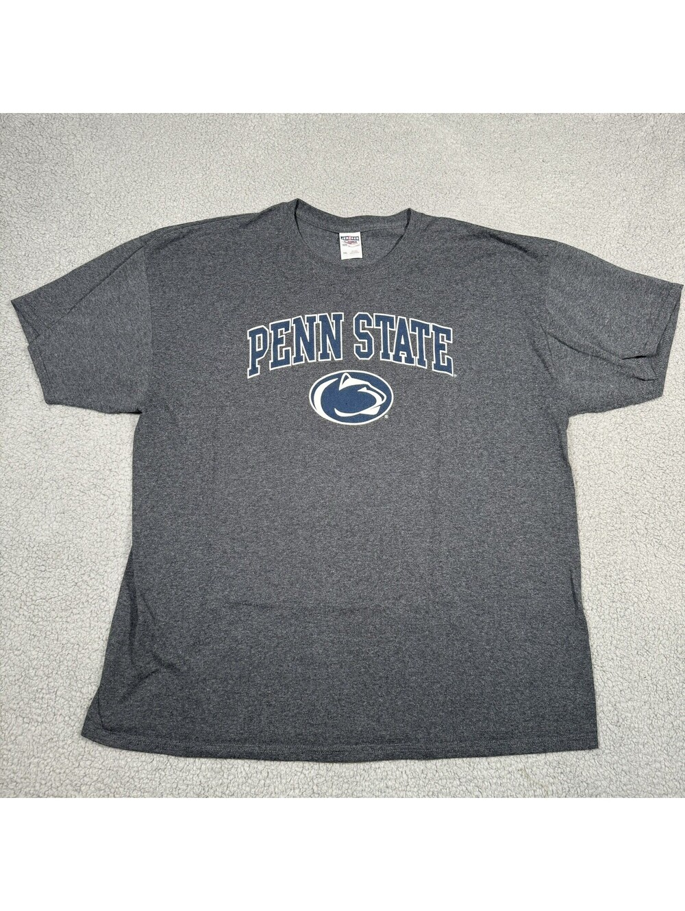 Penn State Nittany Lions NCAA Football Gray Graphic Logo Shirt Mens 2XL